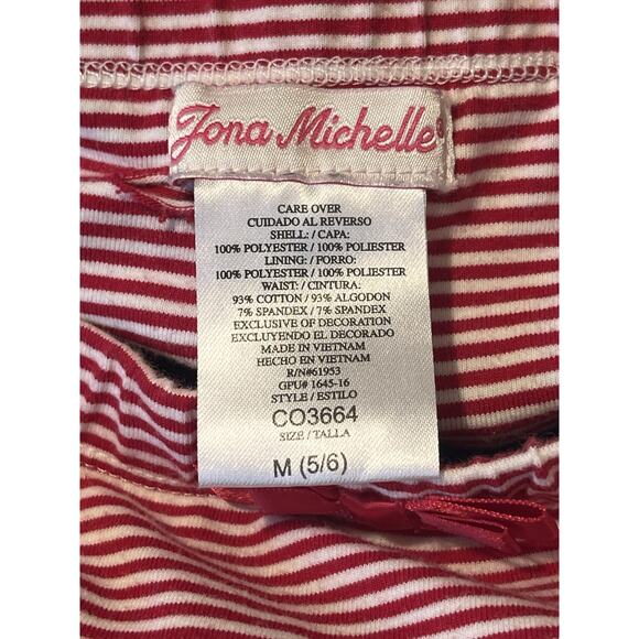 Fiona Michelle Girls 5/6 Patriotic Tutu Skirt Stars Red White Blue 4th of July - Picture 4 of 9